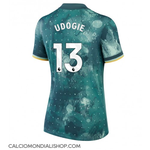 Maglie da calcio Tottenham Hotspur Destiny Udogie #13 Terza Maglia Femminile 2024-25 Manica Corta